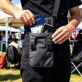 thumbnail image 2 of Slim Quick Access Belt Wallet Durable Nylon Hidden Card Holder Travel EDC Waist Pack for Commuting Black, 2 of 4