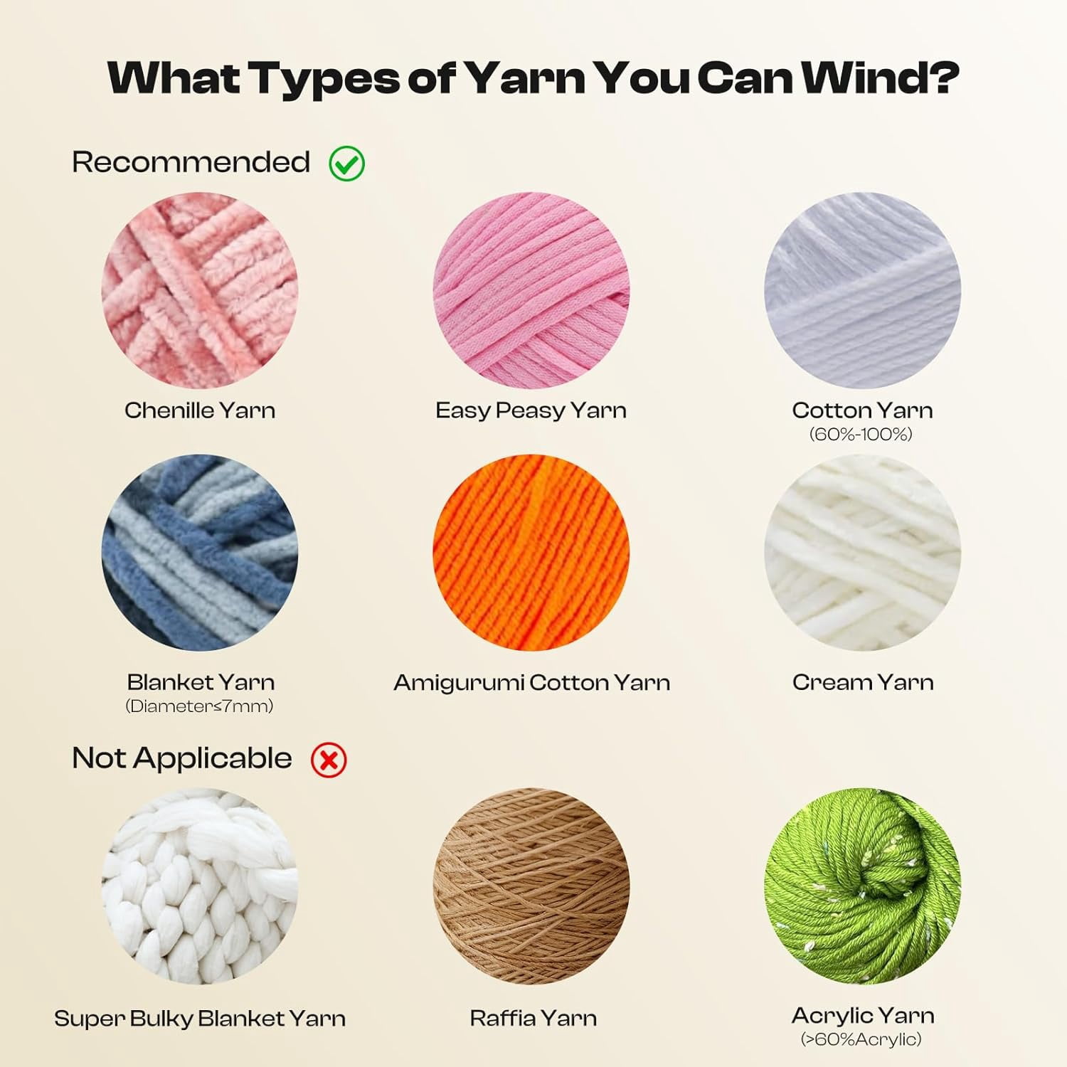 Yarn Winder,Upgraded Electric Yarn Ball Winder for Crocheting,10oz Large Capacity,Automatic Yarn Winder Machine for Various Types of Yarn