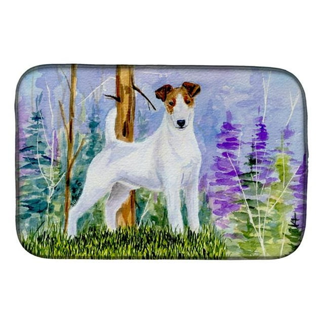 Carolines Treasures SS8637DDM Jack Russell Terrier Plat Tapis de Séchage