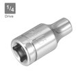thumbnail image 3 of Unique Bargains 2Pcs 1/4-inch Drive E5 External Torx Shallow Socket, Cr-V Steel, 3 of 4