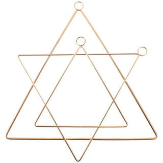 Metal hoop hotsell craft triangles