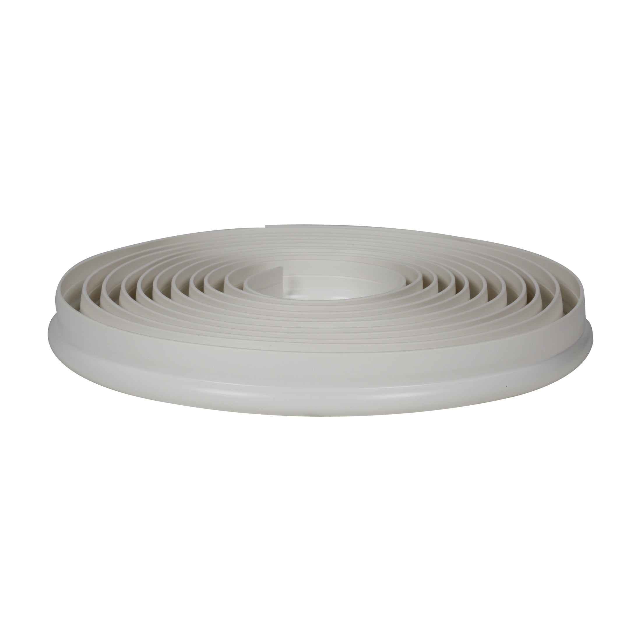 Duck Brand Vinyl .88 in. x 17 ft. Gasket Weatherstrip Seal for Doors White