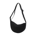 thumbnail image 1 of Bolso de hombro pequeño moderno para mujer y hombre, bolso tipo bolsita estilo dumpling, bolso informal con correa ajustable, 1 of 5