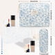thumbnail image 2 of Bolsa de maquillaje floral, pequeña bolsa de cosméticos para mujeres y niñas, linda bolsa de maquillaje de algodón, bolsas de maquillaje acolchadas, bolsa organizadora de artículos de tocador de viaje, 2 of 5