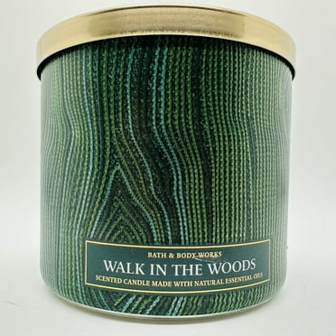 Bath & Body Works Walk in the Woods 14.5 Oz 3-Wick Scented Candle with 14.5 Oz Burn Time