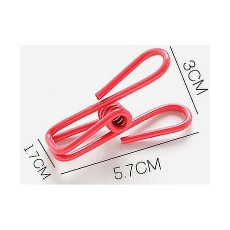 Clothesline Clips,Heavy Duty Multipurpose Stainless Steel Clothespins Metal  Wire Utility Clips Drying Pegs Clamps for Clothesline Outdoor Kitchen Food  Bag 