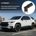 thumbnail image 2 of Válvula PCV para Cadillac CTS STS SRX ATS XTS para Buick LaCrosse Rendezvous Enclave para GMC Acadia Terrain para Chevrolet Equinox Malibu Traverse Camaro Impala 12578316/12681693/V546, 2 of 7