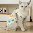 thumbnail image 3 of Tnobhg Cat Neutering Suit Breathable Pet Recovery Suit Easy to Wear Adjustable Cat Protective Clothes Pet Supplies, 3 of 8