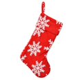 thumbnail image 1 of Naiovety Calcetines de Navidad de copo de nieve de peluche Calcetines de decoración de Navidad de copo de nieve de peluche Calcetines de copo de Kits de decoración para fiestas Rojo Naiovety HA027647-01, 1 of 1