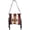 Cream/Red/Orange, variant on Women's Handwoven Wool Rodeo Cowgirl Shoulder Bag Purse Brown 27FK26