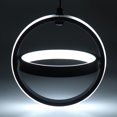 thumbnail image 2 of Novashion 22cm Modern Minimalist Pendant 1-Light Dining Room Flush Mount Light with Acrylic Shade, 2 of 9