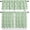 White Light Green Fruit Green, variant on Saint Patrick''s Day Tier Curtains, Spring Green Plaid Leaves Vintage Light Filtering Kitchen Curtains, 2Pcs Rod Pocket Half Window Treatments Panels for Sink Cafe Cabinet Camper 27.5x36 Inche