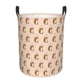 thumbnail image 6 of Lsque Cute Squirrel pattern Laundry Hamper Basket, Tall Woven Rope Hamper Basket for Clothes, Lightweight Storage Basket, Collapsible Waterproof-Medium, 6 of 8