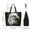 thumbnail image 2 of Horeoi Ink Style Bald Eagle Pattern ​Minimalist Crossbody Bag for Women Scratch-Resistant Oxford Fabric Multi-Functional Carryall Office Travel Versatile, 2 of 7