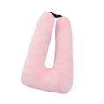thumbnail image 4 of Cojín De Viaje Para Asiento Trasero De Coche Para Viajes Por Carretera, Viajes De Larga Distancia, Color Rosa, 4 of 9