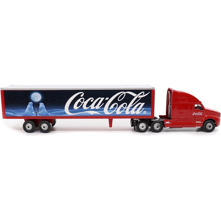 Coca-Cola Bears and Moon Long Hauler Diecast Model, 1:87 Scale
