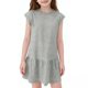thumbnail image 1 of Vestido de verano para niñas de 5 a 14 años, informal, holgado, de poliéster, de manga corta., 1 of 5