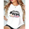thumbnail image 1 of Camisetas Coloridas con gráficos para Mujer, Manga Corta, Cuello Redondo, Camisetas de Verano Lindas, Blusas Ligeras InformalesWomen'S Casual Floral Bear Print T-Shirt, Polyester Blend, Crew Neck, M, 1 of 7