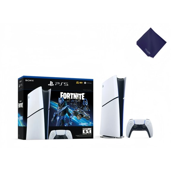 New TTrade PlayStation_5 Slim Digital Edition - Fortnite & Cobalt Star Bundle (1TB SSD) | Disc-Free PS_5 Console | 4K/120Hz, HDR, Ray Tracing