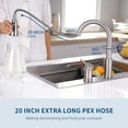 thumbnail image 3 of APPASO 2-Hole Kitchen Sink Faucet with Single Handle and Sprayer, 3 of 8