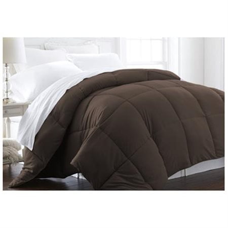 Becky Cameron Super Plush Down Alternative Comforter, Full / Queen, Chocolate