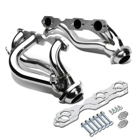 For 1996 to 2001 Chevy S10 / Blazer 3 -1 Design 2 -PC Stainless Steel Exhaust Header Kit - V6 4.3L 97 98 99