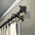 thumbnail image 2 of Yulania Curtain Rod 3/4 inch dia. 120-170" - Satin Nickel, 2 of 3