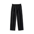 thumbnail image 3 of Abrigo largo negro, blazer para hombre, chaqueta de traje para hombre chino, ropa de estilo coreano, moda 2024, ropa masculina simple y original, nueva, 3 of 5