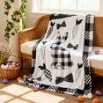 thumbnail image 1 of Manta de Pascua con Estampado de Conejito y Huevos de Pascua, Ideal para Sofá Cama, Decoración Navideña de Primavera., 1 of 6