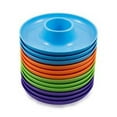 thumbnail image 1 of Assiette de Boisson Alimentaire de Couleur de Ressort de Pomme&44; Pack de 12, 1 of 5