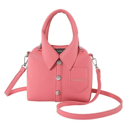 Crossbody Bag for Women Fashion PU Funny Shirt Shape Shoulder Purse Top Handle Handbag with Adjustable Strap