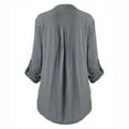 thumbnail image 4 of GAKVBUO Lace Summer V-Neck Long Sleeve, Blouse (Women's), Sizes S-XXXXL, 4 of 4