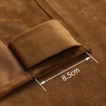thumbnail image 4 of Cortinas Benedeco de terciopelo marrón dorado, 132 x 213 cm de ancho x 213 cm, 2 paneles, 4 of 8
