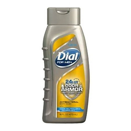 Dial For Men 24 Hour Odor Armor Antibacterial Body Wash - 16 Oz