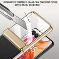 thumbnail image 5 of Funda protectora con bisagras para Motorola Moto Razr+ 2024/Razr Plus 2024, color negro, 5 of 5