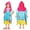 Mermaid, variant on Tirrinia Child Cotton Hooded Poncho Towels Seagulls and Sailboats Print Changing Robe Swimmer Beach for Kids