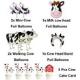 thumbnail image 2 of Finypa Cow Theme Party Decorations 63pcs Arch Garland Kit with, Happy Birthday Banner for Farm Cow Baby Shower Birthday Tablecover Party Supplies Cowboy Party Balloons Farm Animal Theme Party, 2 of 4