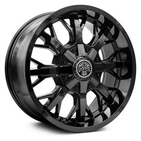 Thret Offroad Vulcan 801 20x9  0 Gloss Black Wheel 6x135 6x139.7 (QTY 1)