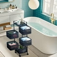 thumbnail image 7 of Rotating Storage Shelves Rack For Kitchen, 5-Tier Multi Layer Removable Basket Shelf Organizer, Bathroom Storage Organizer For Fruit Vegetable Grocery, 7 of 7