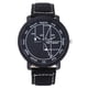 thumbnail image 2 of Reloj de cuarzo para mujer, relojes para mujer, escala inglesa, esfera geométrica, reloj de cuarzo informal de moda para hombres y mujeres, reloj A, 2 of 4