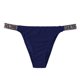 thumbnail image 1 of Gibobby Calzoncillos de encaje para mujer sexys Ropa interior de tanga de talle bajo para mujer con recorte de diamante Ropa interior cómoda y sexy con trasero(Marina,M), 1 of 5