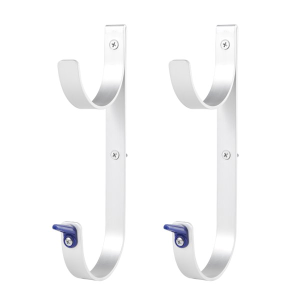 Mainstays Aluminum Hooks for Swimming Pool Accessories, 2 Count