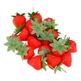thumbnail image 5 of FOMIYES Realistic Faux Red Strawberries Plastic Decor for Home and Store, 5 of 7