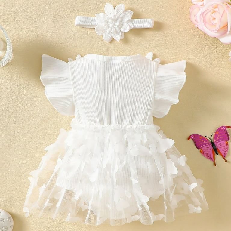 PEASKJP Baby Tulle Dress Dresses Baby Girl Summer Outfit