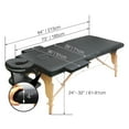 thumbnail image 2 of GreenLife® 2-Section 4" Comfortable Wooden Super Stable Portable Massage Table - MTW122, 2 of 7