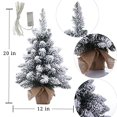 thumbnail image 3 of Árbol de Navidad Topro Snow Flocado en Pino Artificial 50 cm, 3 of 6