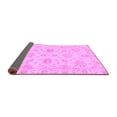 thumbnail image 2 of Ahgly Company Indoor Round Oriental Purple Traditional Area Rugs, 7' Round, 2 of 4