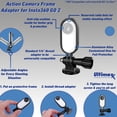 thumbnail image 2 of Insta360 GO 2 Action Camera with Starter Accessory Bundle - Includes: Action Camera Frame Adapter for Insta360 GO2, Mini “Gripster” Tripod, Charge Case (with Lightning Connector), Selfie Stick & More, 2 of 9