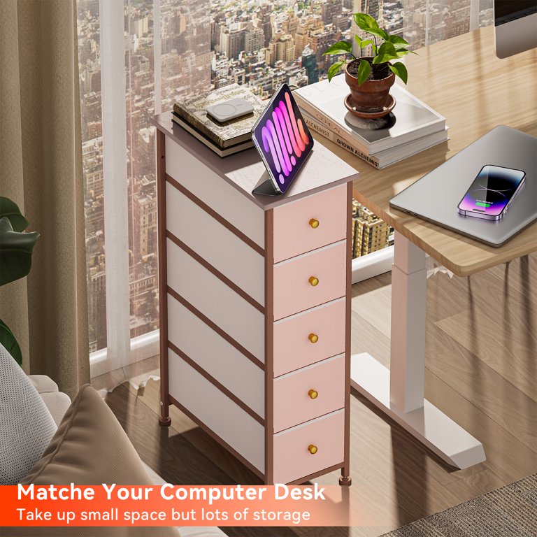 pink small dresser Amazon.com: Karl home Pink 7 Drawer Dresser for Bedroom, Tall Dresser Chest  of Drawers, Wood Pink Bedroom Dressers for Girls, Anti-Tipping Device, Rose  Gold Metal Handle, Living Room, Entryway, Hallway, Office :