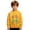 Yellow, variant on Boys Glow in the Dark Alien Sweatshirt, Crewneck Fleece Pullover, Long Sleeve Halloween Top for Kids Casual Winter Wear